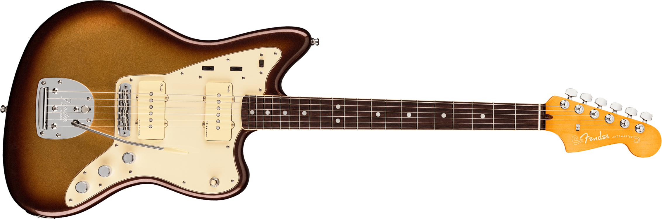 Fender Jazzmaster American Ultra 2019 Usa Rw - Mocha Burst - Guitarra electrica retro rock - Main picture