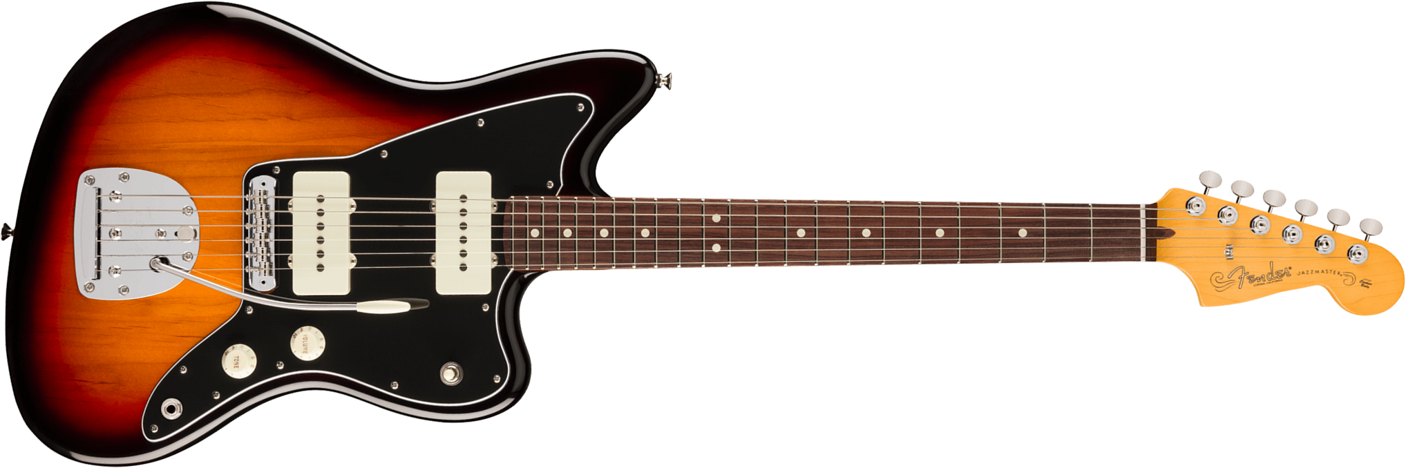 Fender Jazzmaster Classic American Pro Usa 2s Trem Rw - 3-color Sunburst - Guitarra electrica retro rock - Main picture