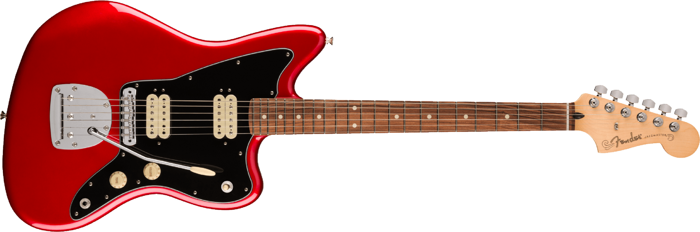 Fender Jazzmaster Player Hh Mex 2023 Trem 2h Pf - Candy Apple Red - Guitarra electrica retro rock - Main picture