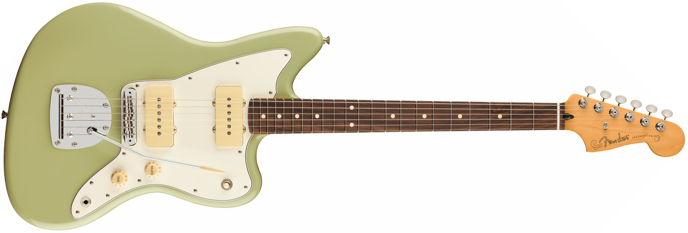 Fender Jazzmaster Player Ii Mex 2s Trem Rw - Birch Green - Guitarra electrica retro rock - Main picture