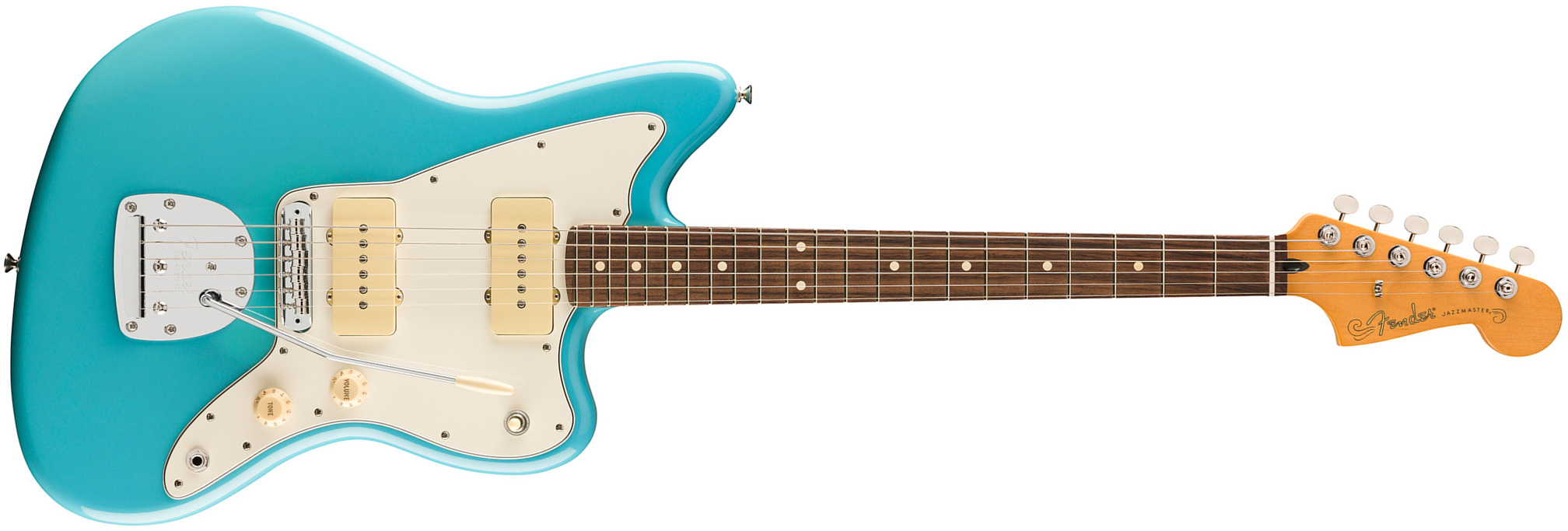 Fender Jazzmaster Player Ii Mex 2s Trem Rw - Aquatone Blue - Guitarra electrica retro rock - Main picture