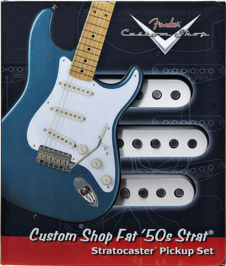 Fender Jeu Strat Custom Shop Fat 50 White 3 Pieces - - Pastilla guitarra eléctrica - Main picture
