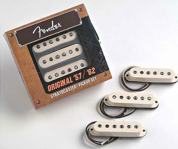 Fender Jeu Strat Vintage 57 62 Strat White 3 Pieces - - Pastilla guitarra eléctrica - Main picture