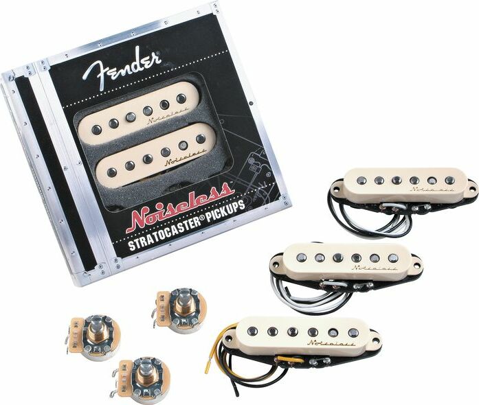 Fender Jeu Strat Vintage Noiseless White 3 Pieces - - Pastilla guitarra eléctrica - Main picture