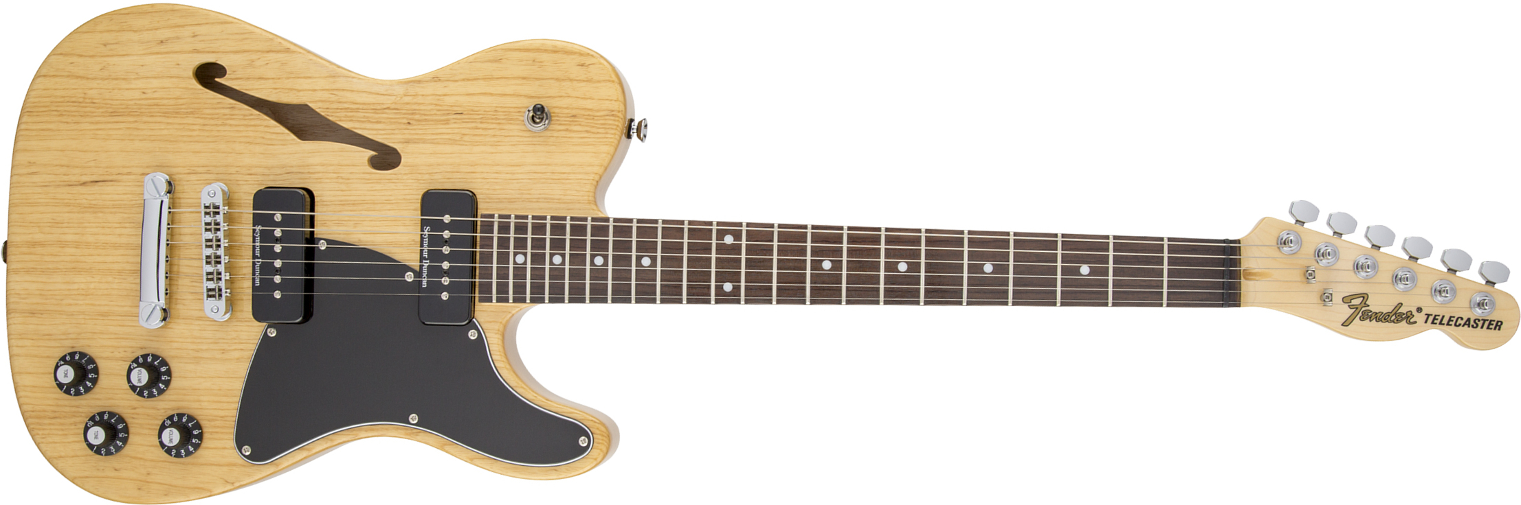 Fender Jim Adkins Tele Ja-90 Mex Signature 2p90 Lau - Natural - Guitarra eléctrica con forma de tel - Main picture