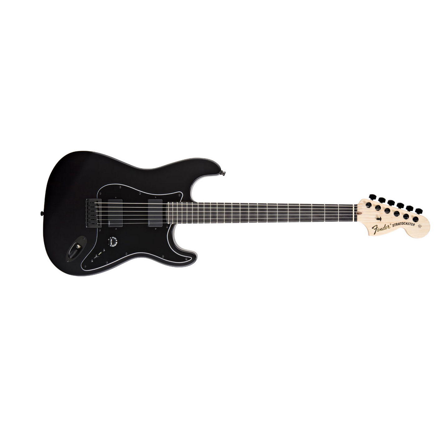 Fender Jim Root Stratocaster (usa, Eb) - Flat Black - Guitarra eléctrica con forma de str. - Main picture