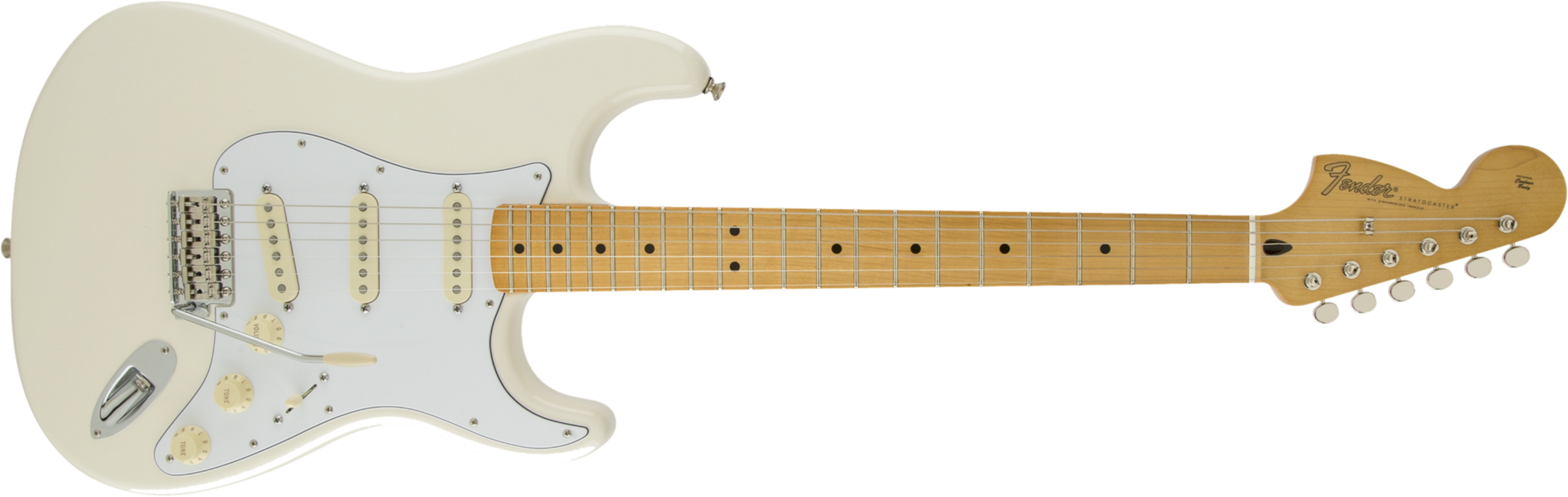 Fender Jimi Hendrix Stratocaster (mex, Mn) - Olympic White - Guitarra eléctrica con forma de str. - Main picture