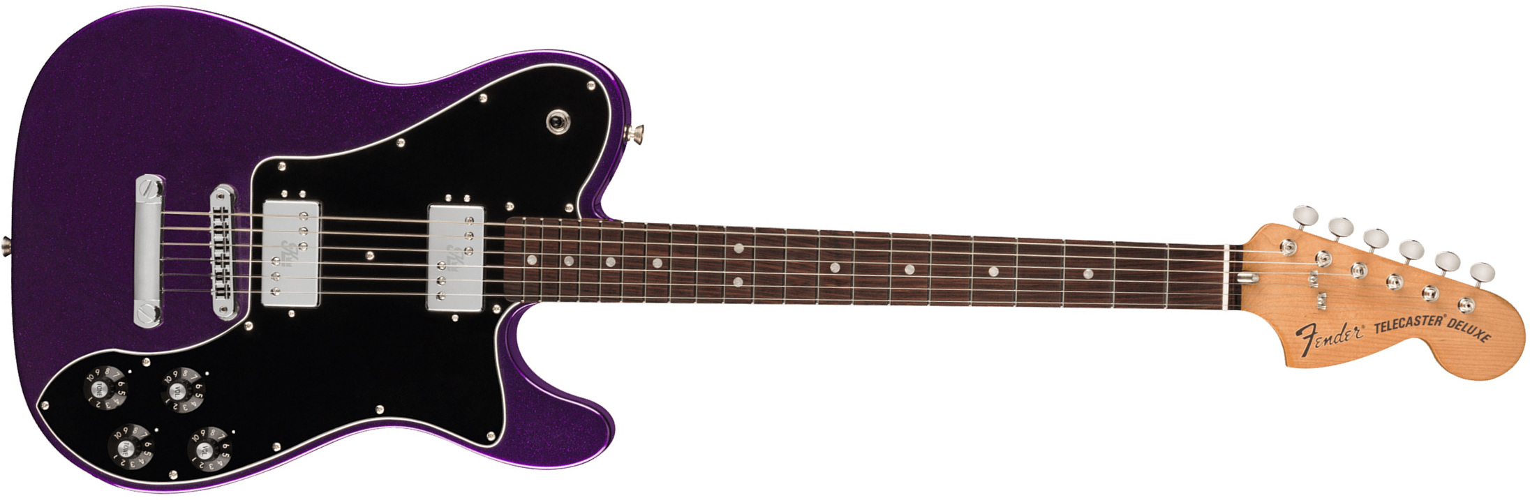 Fender Kingfish Tele Deluxe Usa Signature Hh Ht Rw - Mississippi Night - Guitarra eléctrica con forma de tel - Main picture