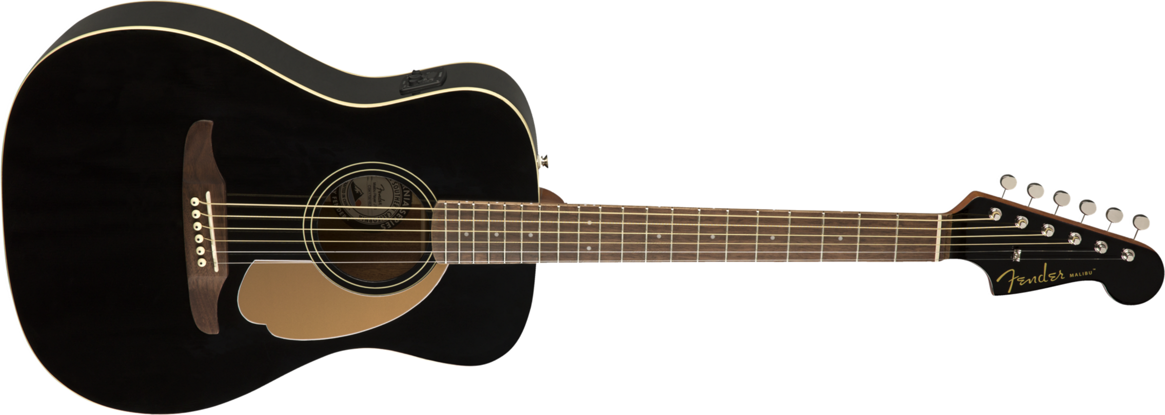 Fender Malibu Player - Jetty Black - Guitarra acústica & electro - Main picture