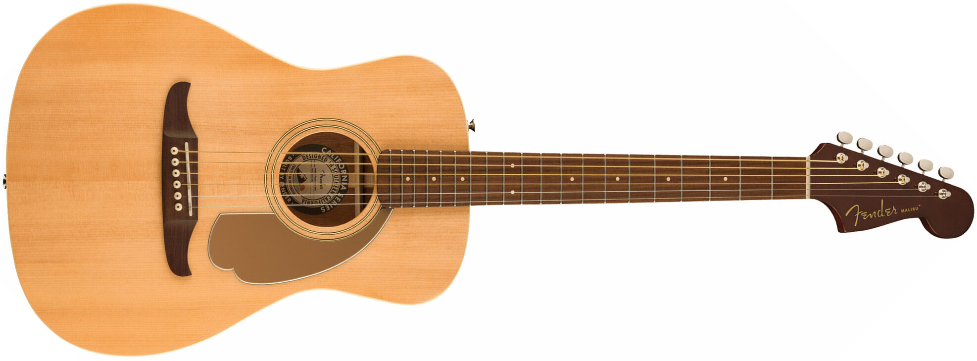 Fender Malibu Player 2023 Parlor Epicea Sapele Wal - Natural - Guitarra electro acustica - Main picture