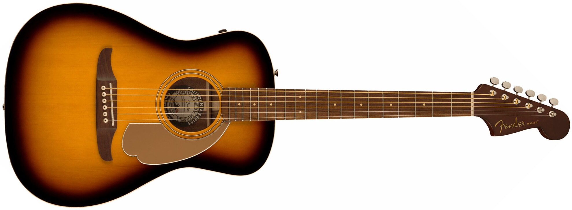 Fender Malibu Player 2023 Parlor Epicea Sapele Wal - Sunburst - Guitarra acústica & electro - Main picture