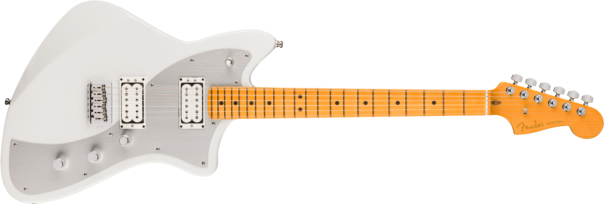 Fender Meteora American Ultra Ii Usa 2h Trem Mn - Avalanche - Guitarra electrica retro rock - Main picture