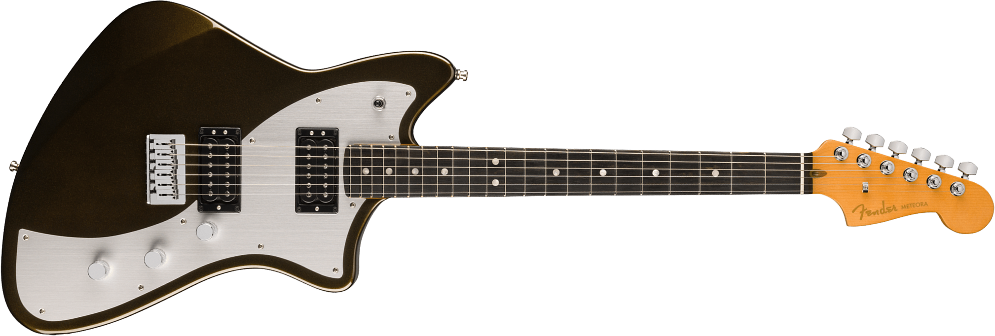 Fender Meteora American Ultra Ii Usa Trem 2h Eb - Texas Tea - Guitarra electrica retro rock - Main picture
