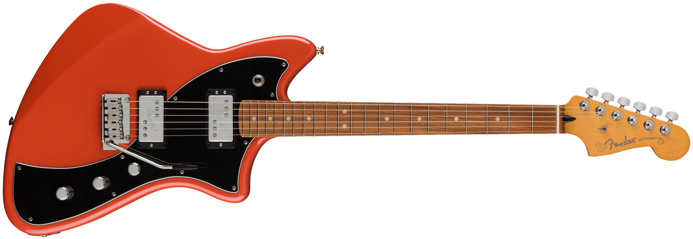 Fender Meteora Player Plus Hh Mex 2023 2s Ht Pf - Fiesta Red - Guitarra electrica retro rock - Main picture