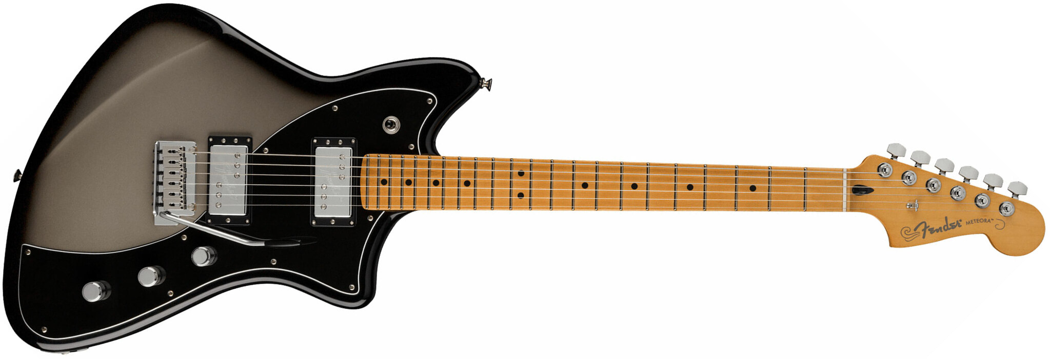 Fender Meteora Player Plus Hh Mex 2h Ht Mn - Silver Burst - Guitarra electrica retro rock - Main picture