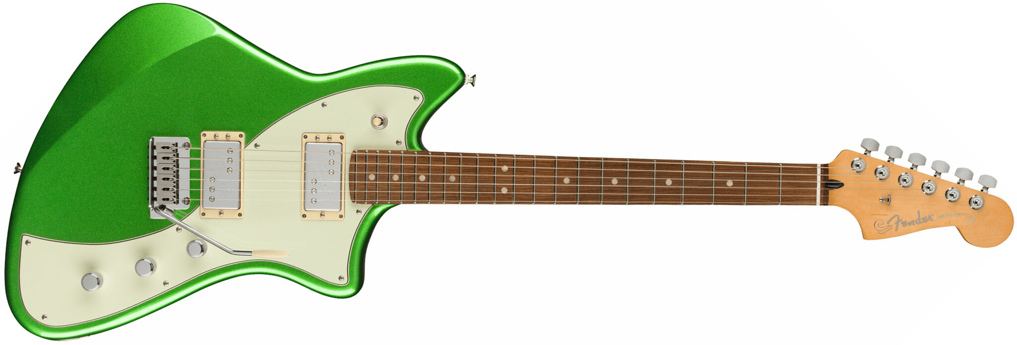 Fender Meteora Player Plus Hh Mex 2h Ht Pf - Cosmic Jade - Guitarra electrica retro rock - Main picture
