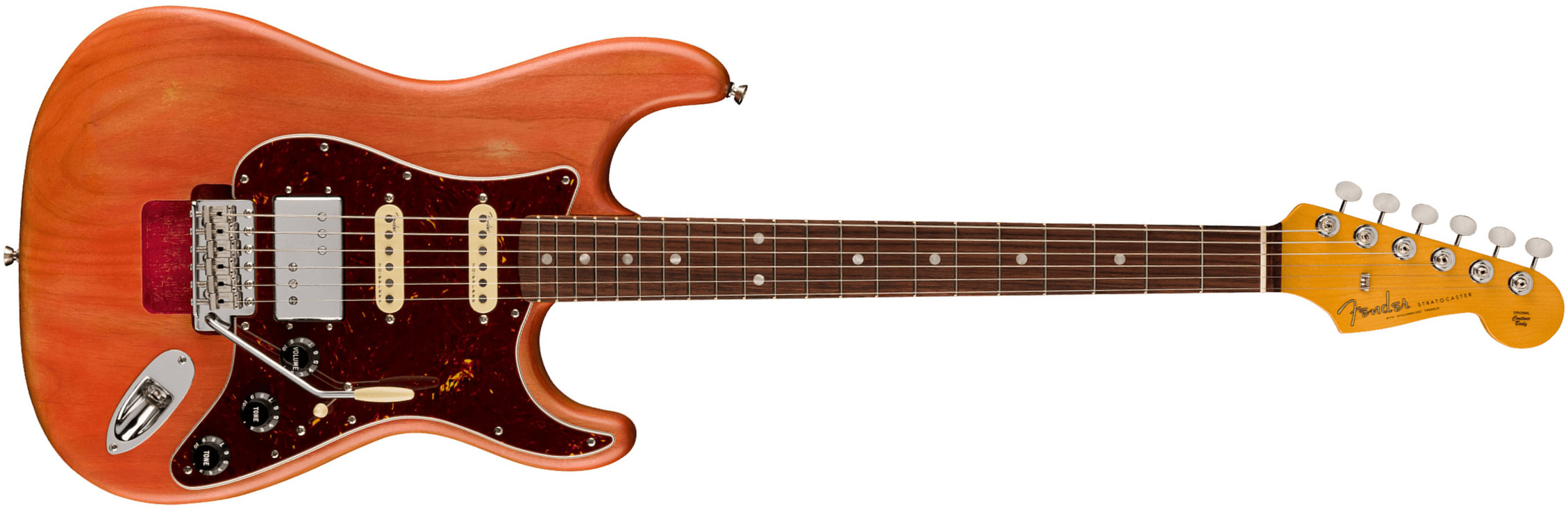 Fender Michael Landau Strat Coma Stories Usa Signature Hss Trem Rw - Coma Red - Guitarra eléctrica con forma de str. - Main picture
