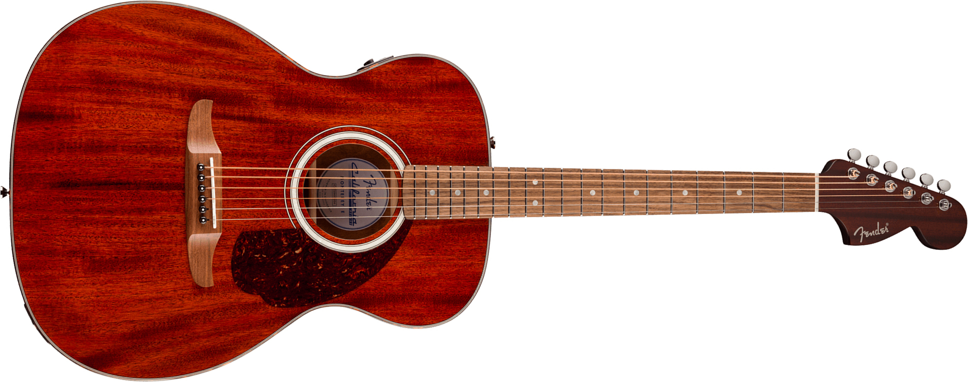 Fender Monterey Deluxe Mahogany E California Orchestra Om Tout Acajou Noy - Natural - Guitarra folk - Main picture
