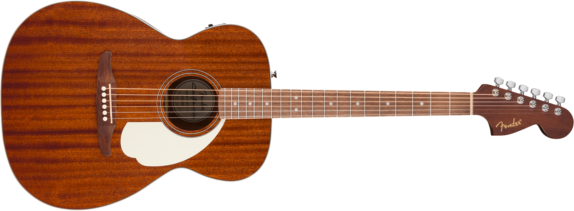 Fender Monterey E California Standard Auditorium Tout Sapele Wal - Natural - Guitarra folk - Main picture