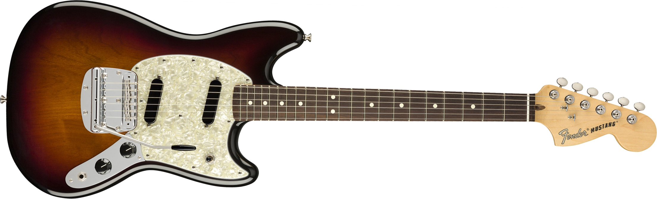 Fender Mustang American Performer Usa Ss Rw - 3-color Sunburst - Guitarra eléctrica de doble corte - Main picture