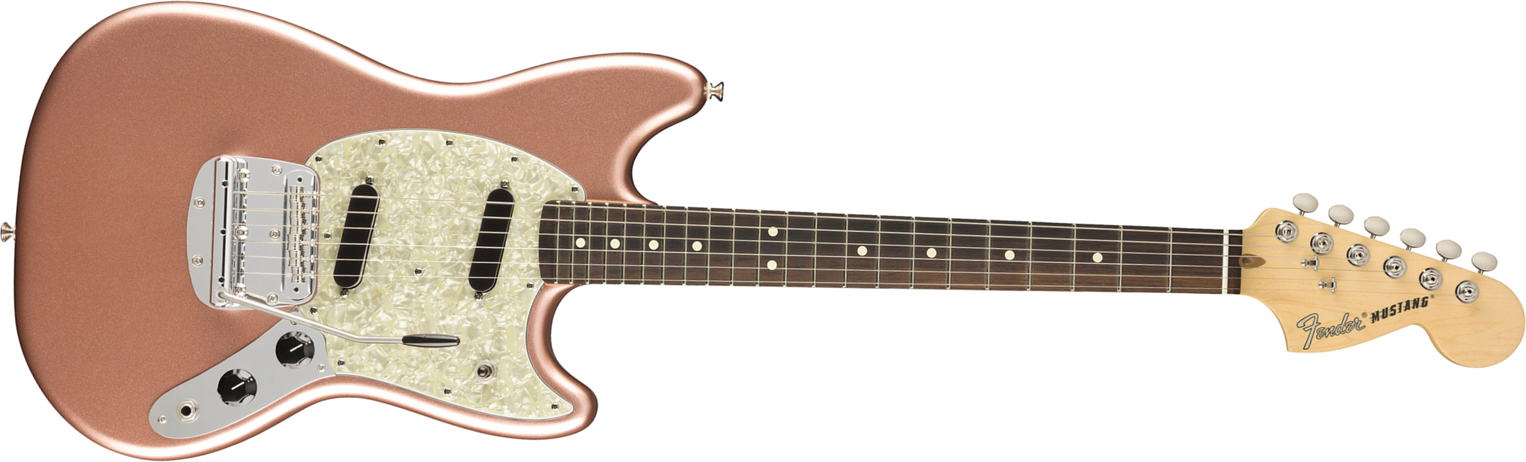 Fender Mustang American Performer Usa Ss Rw - Penny - Guitarra eléctrica de doble corte - Main picture