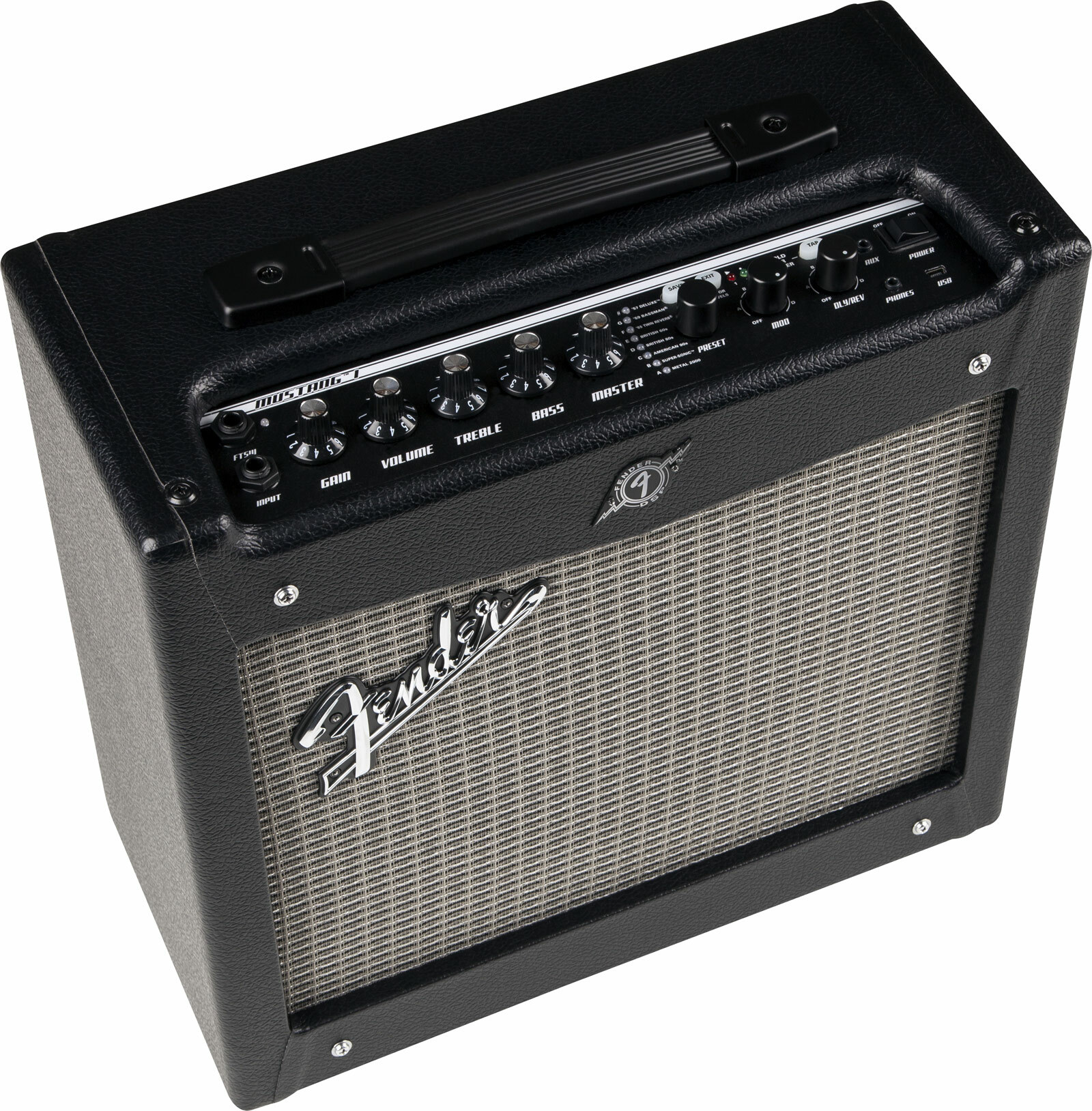 Fender Mustang I V2 20w 1x8 Black - Combo amplificador para guitarra eléctrica - Main picture