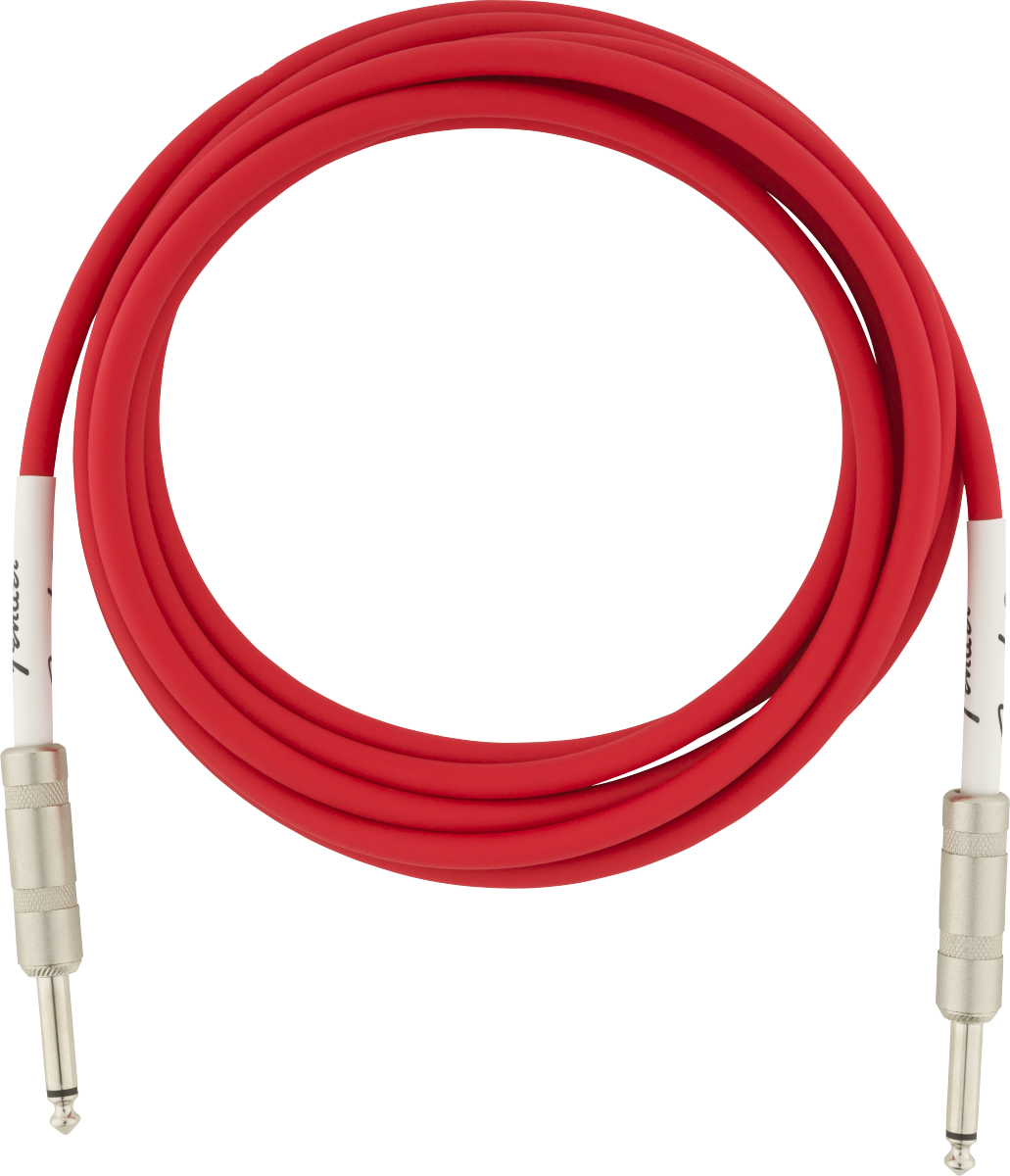 Fender Original Instrument Cable Droit/droit 10ft Fiesta Red - Cable - Main picture