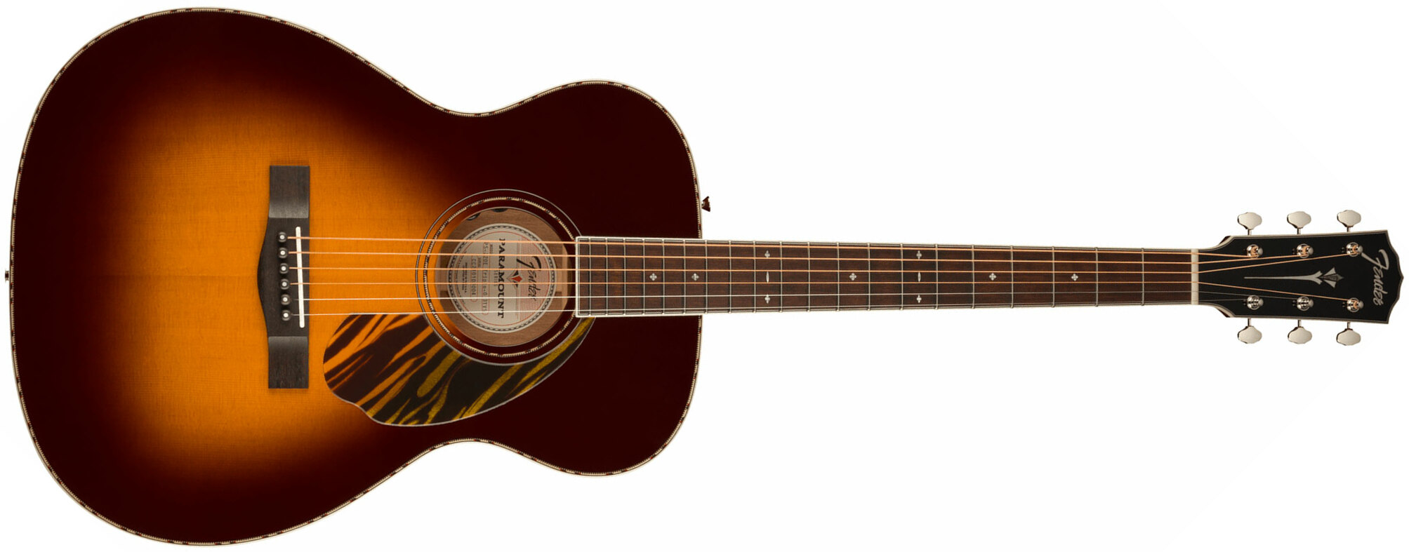 Fender Po-220e Paramount Orchestra Model Om Acajou Ova - 3-color Vintage Sunburst - Guitarra folk - Main picture