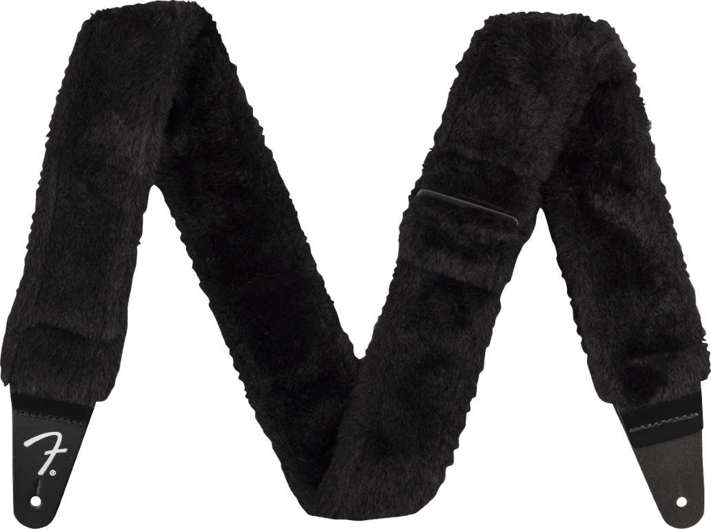 Fender Poodle Plush Strap Black - Correa - Main picture