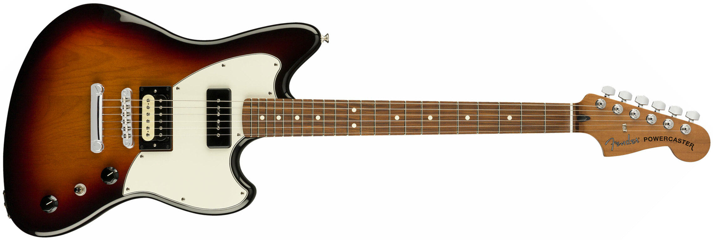 Fender Powercaster Alternate Reality Ltd Hp90 Ht Pf - 3-color Sunburst - Guitarra electrica retro rock - Main picture