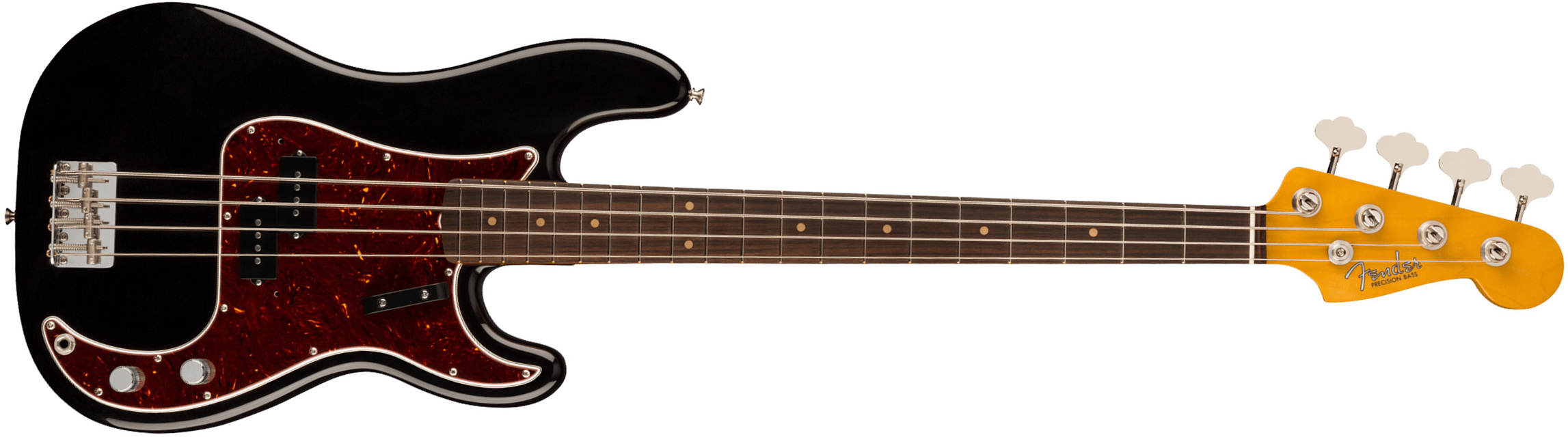 Fender Precision Bass 1960 American Vintage Ii Usa Rw - Black - Bajo eléctrico de cuerpo sólido - Main picture
