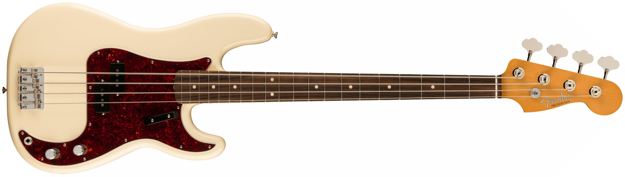Fender Precision Bass 60s Vintera Ii Mex Rw - Olympic White - Bajo eléctrico de cuerpo sólido - Main picture