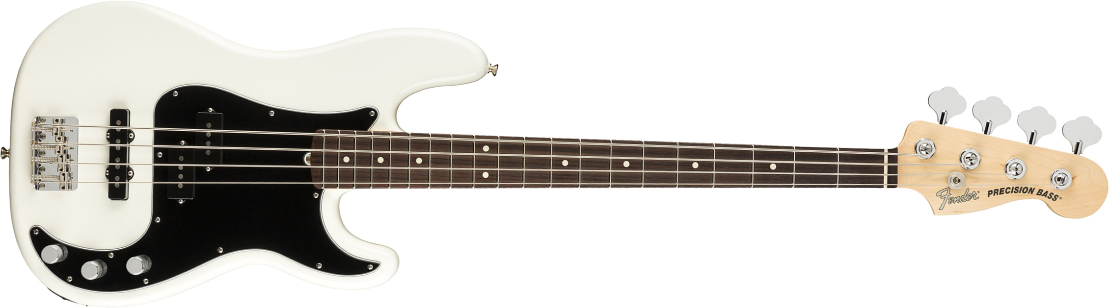 Fender Precision Bass American Performer Usa Rw - Arctic White - Bajo eléctrico de cuerpo sólido - Main picture