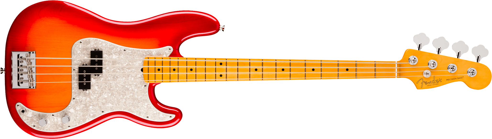 Fender Precision Bass American Pro. Usa Mn - Aged Cherry Burst - Bajo eléctrico de cuerpo sólido - Main picture