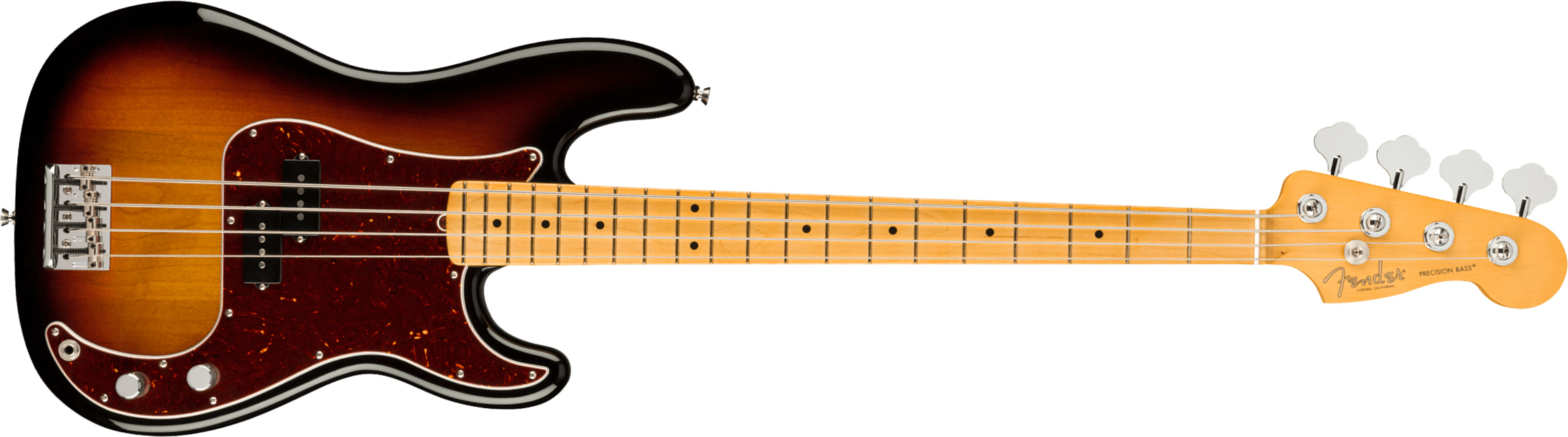 Fender Precision Bass American Professional Ii Usa Mn - 3-color Sunburst - Bajo eléctrico de cuerpo sólido - Main picture