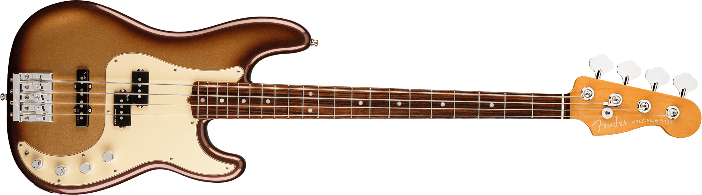 Fender Precision Bass American Ultra 2019 Usa Rw - Mocha Burst - Bajo eléctrico de cuerpo sólido - Main picture