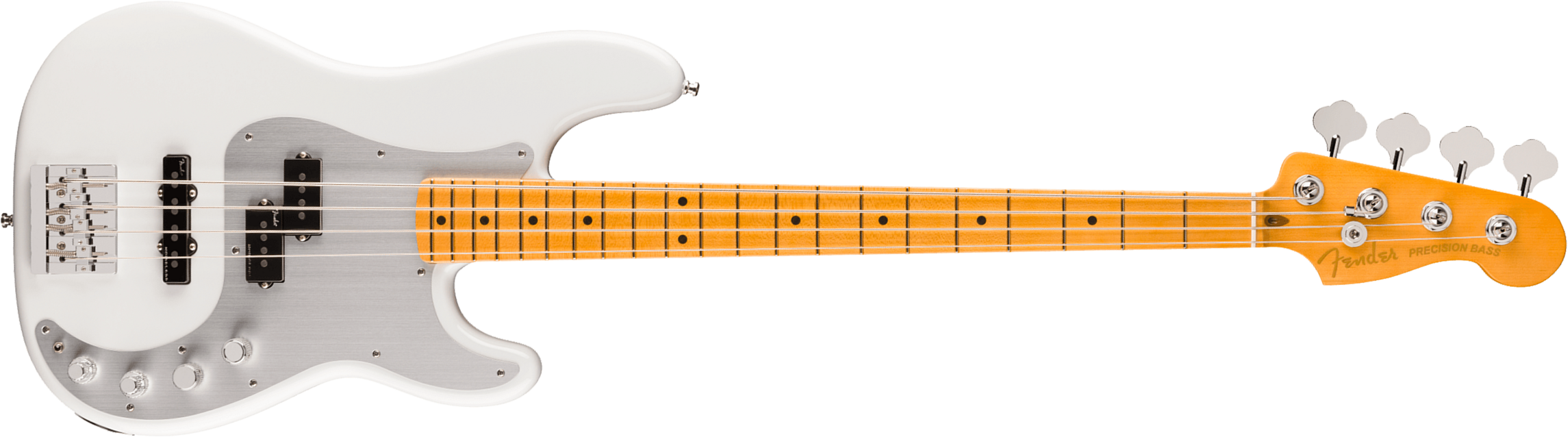 Fender Precision Bass American Ultra Ii Usa Active Mn - Avalanche - Bajo eléctrico de cuerpo sólido - Main picture