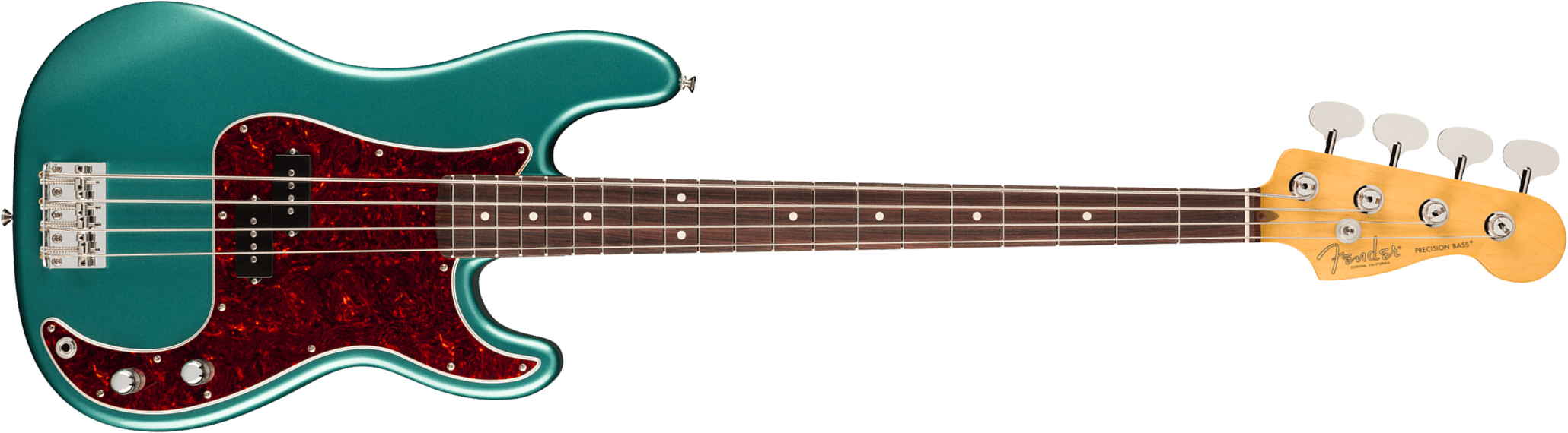 Fender Precision Bass Classic American Professional Usa Rw - Faded Sherwood Green Metallic - Bajo eléctrico de cuerpo sólido - Main picture