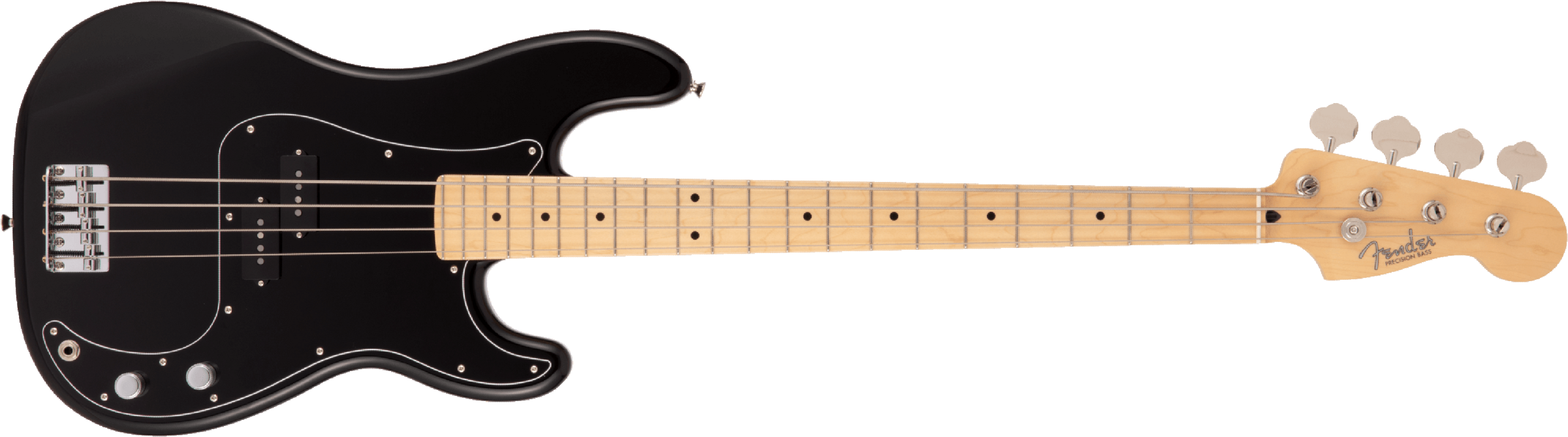 Fender Precision Bass Hybrid Ii Japan Mn - Black - Bajo eléctrico de cuerpo sólido - Main picture