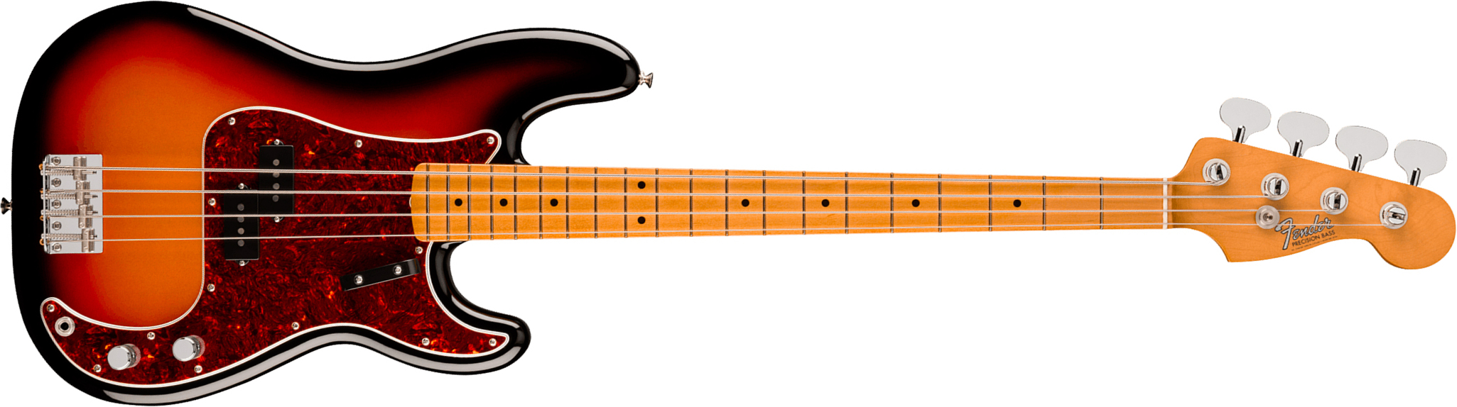 Fender Precision Bass Late 60s Vintera 3 Mex Mn - 3-color Sunburst - Bajo eléctrico de cuerpo sólido - Main picture