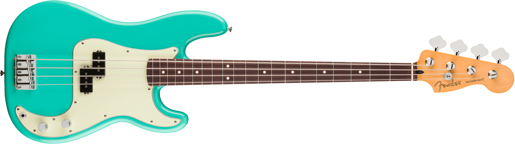 Fender Precision Bass Player Ii 75th Ann. Mex Ht 2s Rw - Seafoam Green - Bajo eléctrico de cuerpo sólido - Main picture