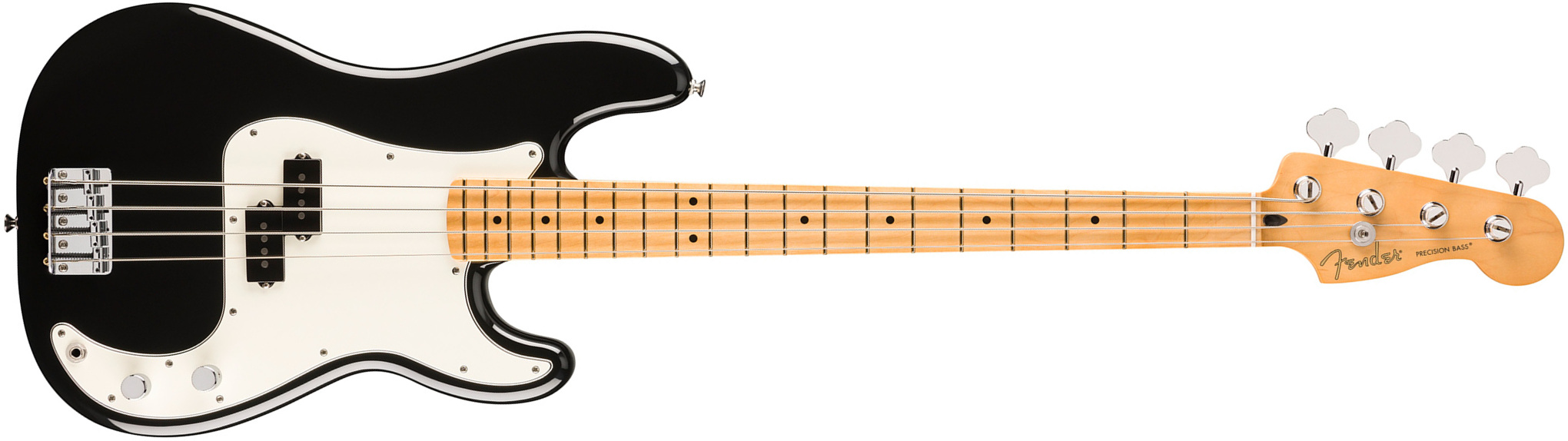 Fender Precision Bass Player Ii Mex Mn - Black - Bajo eléctrico de cuerpo sólido - Main picture