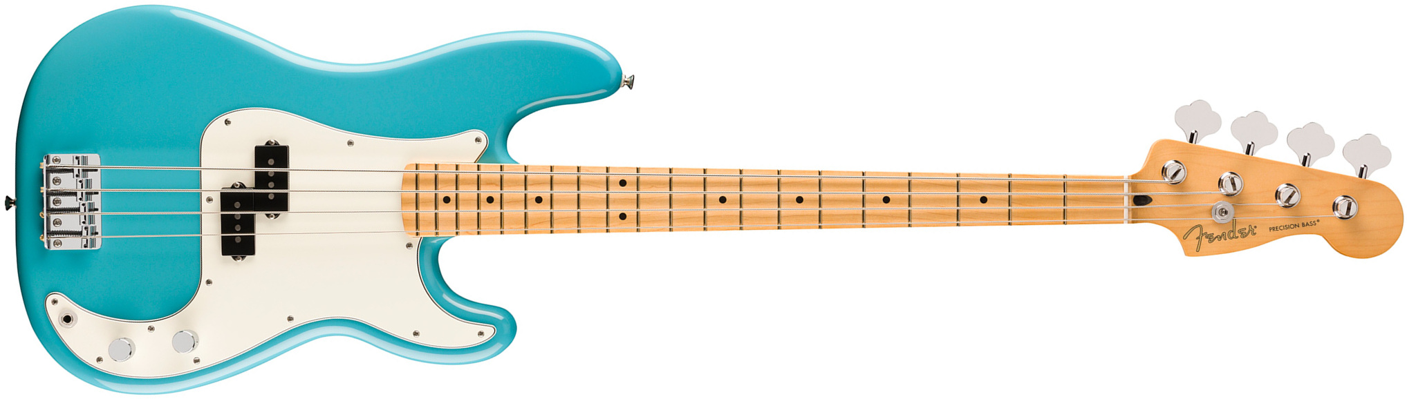 Fender Precision Bass Player Ii Mex Mn - Aquatone Blue - Bajo eléctrico de cuerpo sólido - Main picture