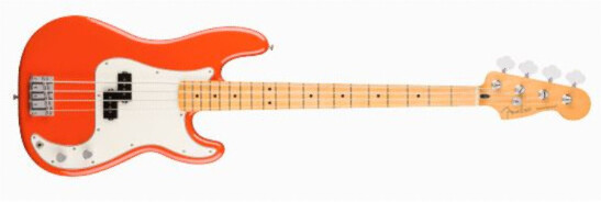 Fender Precision Bass Player Ii Mex Mn - Rallye Orange - Bajo eléctrico de cuerpo sólido - Main picture