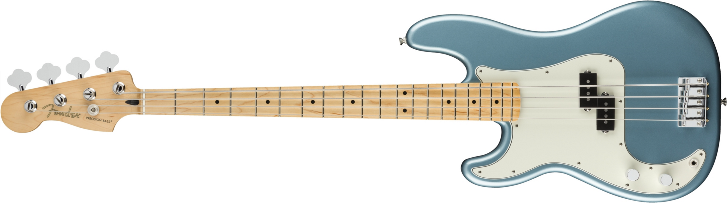 Fender Precision Bass Player Lh Gaucher Mex Mn - Tidepool - Bajo eléctrico de cuerpo sólido - Main picture