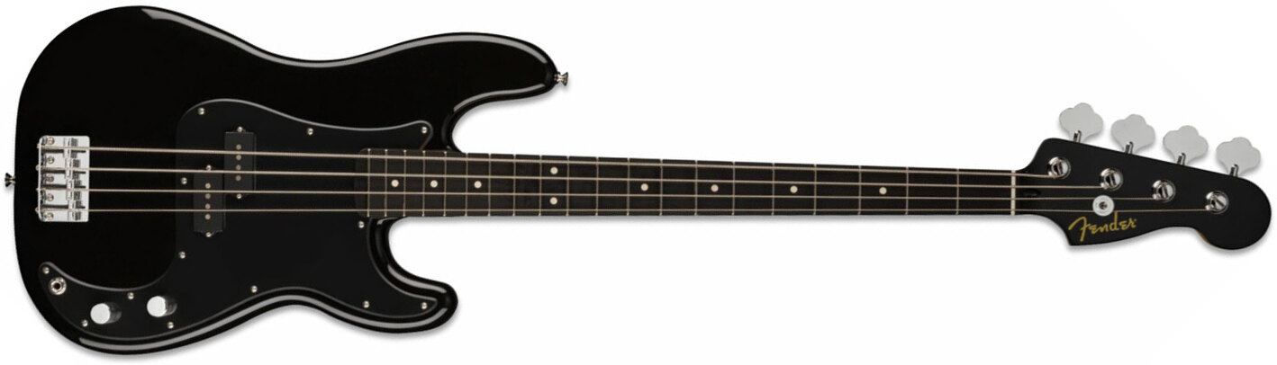 Fender Precision Bass Player Ltd Mex Eb - Black - Bajo eléctrico de cuerpo sólido - Main picture