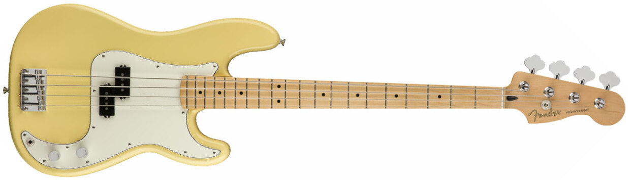 Fender Precision Bass Player Mex Mn - Buttercream - Bajo eléctrico de cuerpo sólido - Main picture
