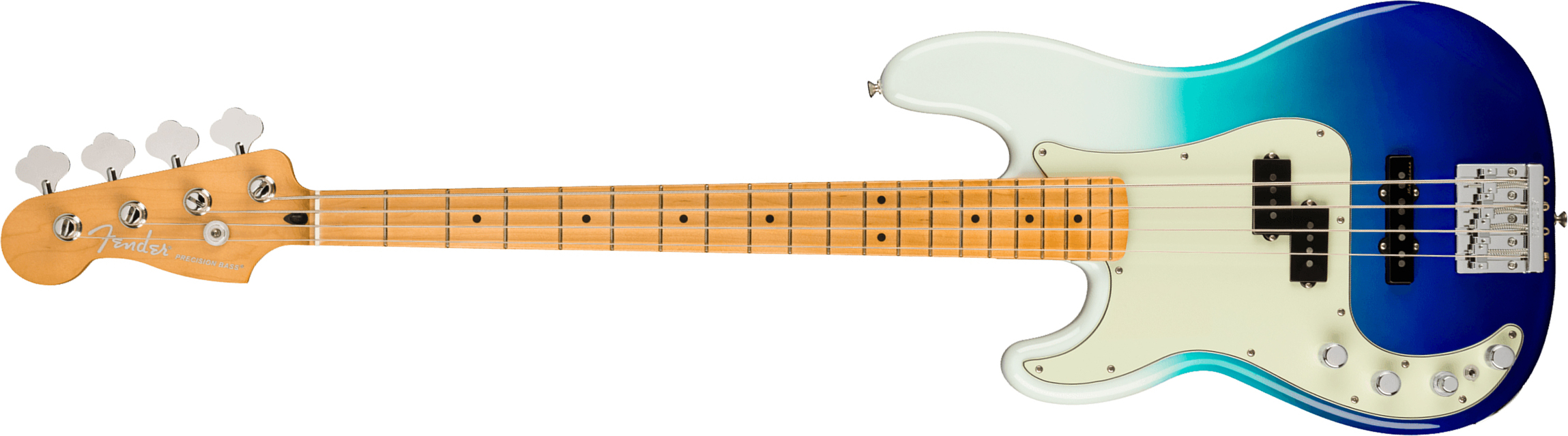 Fender Precision Bass Player Plus Lh Mex Gaucher Active Mn - Belair Blue - Bajo eléctrico de cuerpo sólido - Main picture
