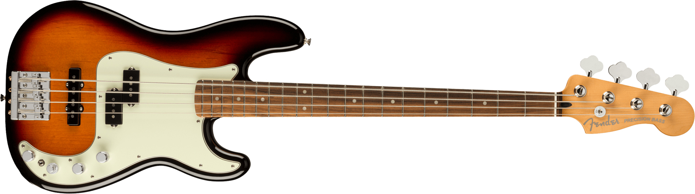 Fender Precision Bass Player Plus Mex Active Pf - 3-color Sunburst - Bajo eléctrico de cuerpo sólido - Main picture