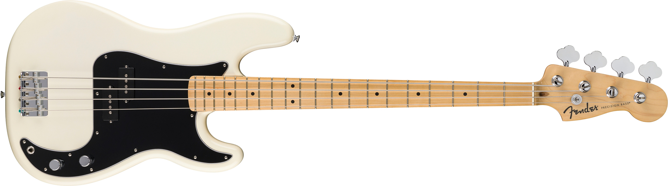 Fender Precision Bass Standard Mex Mn - Olympic White - Bajo eléctrico de cuerpo sólido - Main picture